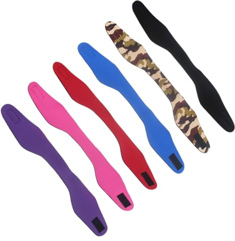 Abaodam Fascia Sportiva Unisex in Neoprene Resistente 6 Pezzi Fascia Fitness Traspirante Copriorecchie per Nuoto e Yoga per Sport Acquatici e Palestra Adatta ad Adulti
