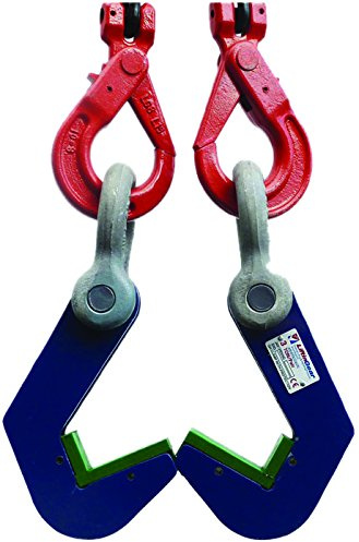 LiftinGear Pipe Lifting Hooks, Capacity Per Pair 3 Tonne with Surface Protection