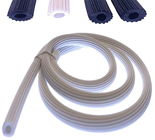 0,80€/m Meterware Keder Gummischnur 5,1mm für Insektenschutz in weiß aus Kunststoff PVC rund für Spannrahmen als Kederband Kedergummi Kederschnur Schnur Ersatzteil (25m-W-5,1)