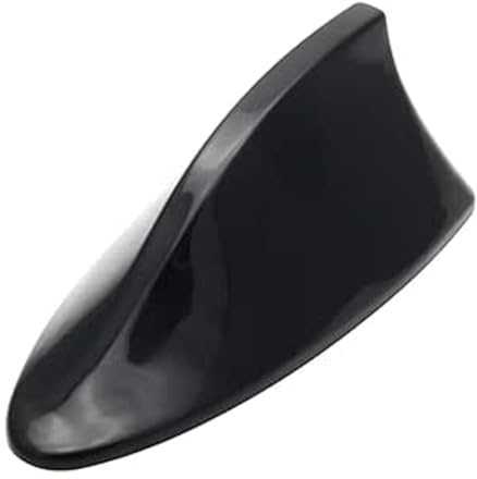 Riloer Auto Fahrzeug Haifischflosse Dachantenne Antenne FM/AM Radio Signal Universal Fit Schwarz