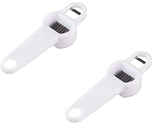 Vision4ever 2Pcs French Runner Green Bean Slicer Cutter Bean Stringer Remover Peeler Kitchen Bean Vegetable Slicer Remover Peeler