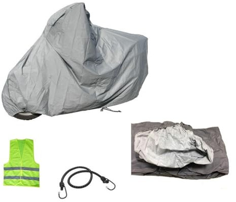 Compatible con Husaberg FE 350 y funda de moto para parabrisas y baúl impermeable afelpada cubierta para moto scooter Maxiscooter y Maximmoto 296 x 105 x 127 cm