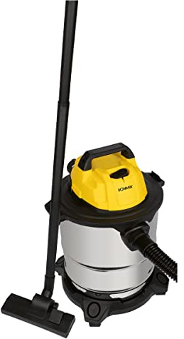 Bomann® Nass Trockensauger | mit Gebläsefunktion | 1200W | langes 5m Kabel | Tank 20L | Nasssaugen Trockensaugen Gebläsefunktion | 3 Saugrohre | Nasssauger | Nass- & Trockensauger | BS 6058 CB