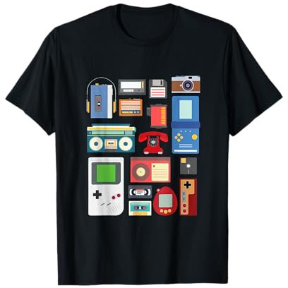 Tecnología retro/vintage de los años 90: viejos artilugios v2 Camiseta