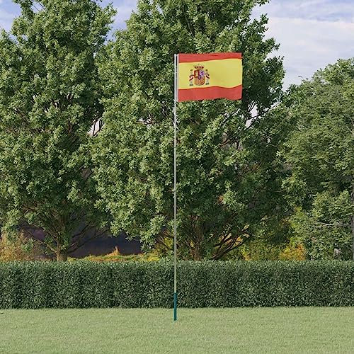 Dieser Artikel- Spanien Flagge und Stange 5,55 m Aluminium-Nice