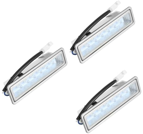 HOMSFOU 3pcs Range Hood Light Replacement Kitchen Hood Rectangular Lamp LED Device