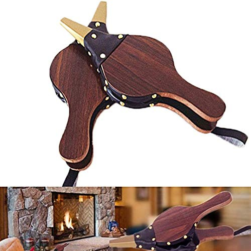 HBALDTEDC Fuelles, Boquilla fundida for soplador de Aire de Madera con Correa for Colgar, Bomba de Fuelle Manual, Accesorios for Herramientas contra Incendios for Barbacoa, 30,5x12,5 cm