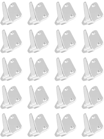 Flaconi 20PCS Car Tarp Hooks,Hook in Automobile,Hooks for Tarp,Tarp Hooks Heavy Duty Outdoor,Trailer Hooks,Three-Hole Tarpaulin Hook,Tarp Hook,Hardware-Hooks,Suitable for Cars,Trucks,Trailers