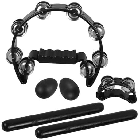 Abaodam Portables Handglocken-instrumentenset Mit Shaker-eiern Fußschellen Und Rhythmusstäben Vielseitiges Schlaginstrument Für Musik Bands Tanz Und Schule Begleitung Für Übung Und Auftrit