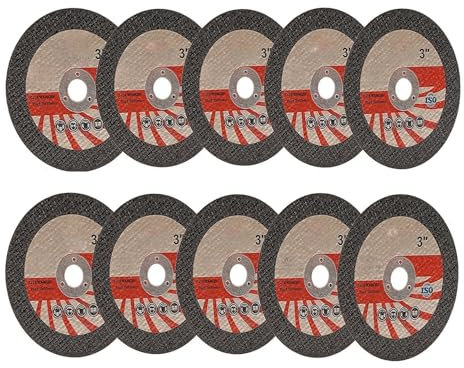 GYQIZSS 10 pezzi di 75mm disco da taglio circolare in resina mola, utilizzato for smerigliatrice angolare disco da taglio for lucidatura disco da taglio elettrico