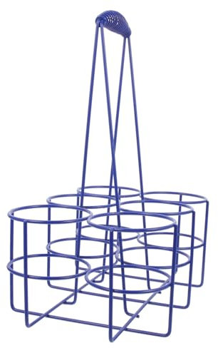 IMIKEYA releveur de vin séchoir à Bouteilles Refroidisseur de Bouteille de bière Organisateur de Bouteilles Panier à bière Panier à Main pour Bouteille de bière casier à bière Fil de Fer