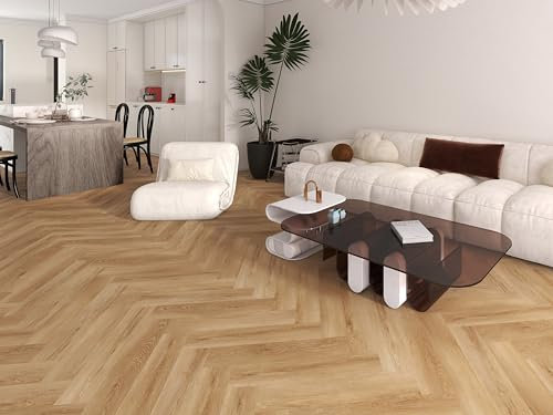 Go Bathrooms Emerson Beige SPC Vinyl Wood Plank Flooring 126x630mm |Rigid Core | 1.9m² per pack | 24 per pack