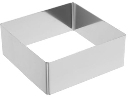 INOOMP Stampo Per Torta Mousse in Acciaio Anello Per Mousse Stampi Ovali Per Cottura Per Dolci e Dessert