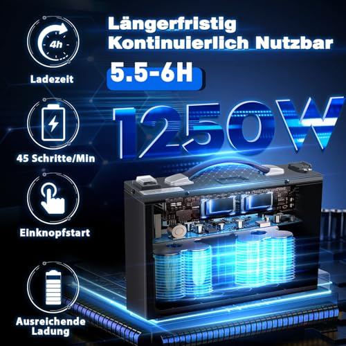 Elektrische Sackkarre, 550W Elektrische Treppensteiger, 200KG maximale Tragfähigkeit, 3 Modus klappbare Schwerlast-Treppensteiger Sackkarre mit Teleskopgriff für Umzug