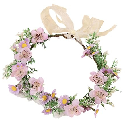 Realistische künstliche Blumenkronen für Kinder und Erwachsene, weiche, bequeme Kopfbedeckung, Outdoor-Events, besondere Anlässe, Blumenstirnbänder