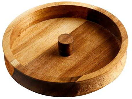 Hopzab Margarita Salt Rimmer Set – Wooden Cocktail for Salt and Sugar, Portable Glass Rimmer with Condiment Tray for Margaritas, Bar Accessories for Bartenders, Ideal Cocktail Garnish Tool