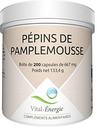 Vital-Energie Pépins de pamplemousse 200 capsules