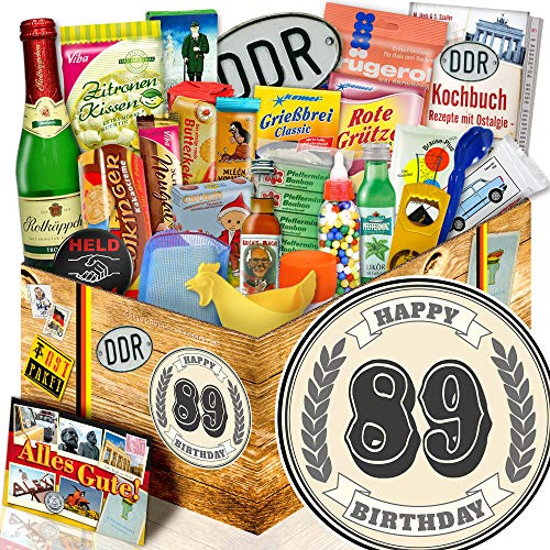 Geburtstagsgeschenk 89. / 24tlg. DDR Paket/Geschenke 88 Geburtstag Mann