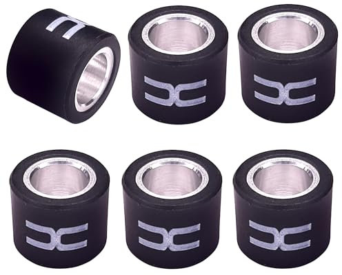 (6x) GALET DE VARIATEUR 20x12 MM 6.5G A 12.0G SCOOTER MAXI 125CC KYMCO MOTO MOBYLETTE TENDEUR ROULEAU (9g)