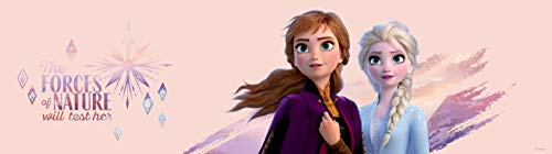 AG Design Selbstklebende Bordüre Disney Frozen, WBD 8111 | Wasserfest Kinderzimmer Wand Dekoration | Wandbordüre für Mädchen und Junge | Folie, Mehrfarbig | Breite 500 cm x Höhe 14 cm