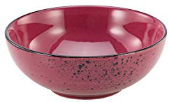 CreaTable 21996 Nature Collection Mehrzweckschale Ø 16,5 cm, 527 ml, berry, 6-teilig (1 Set)