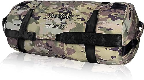 Yes4All 20kg/30kg/50kg/80kg Weight Bag - Sandbags Gym - Core Training Power Bag for Crossfit/Running/Workout/PowerLiffting - Sold UNFILLED