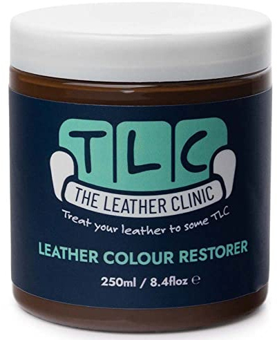 The Leather Clinic Lederfarbauffrischung | Mehrzweck-Absorptions-Balsam für Lederfarbe | Recolouring-Balsam für Sofas, Schuhe, Taschen, Mäntel (Schokoladenbraun)