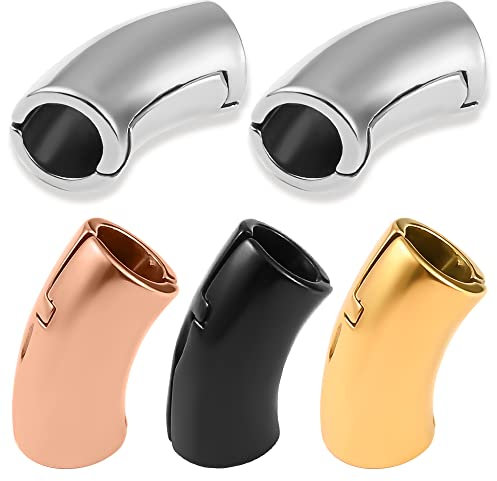 Vankula Ohr Gewichte Flesh tunnel Ear Weights Hangers ohrlobe Manschette Edelstahl für männer damen Ohrpiercing Gestreckte Schmuck 10mm(00G) Gold