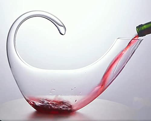 Vinkaraff – 100 % blyfri kristallglas vinkaraff handblåst rött vin karaff karaff (Skorpio)
