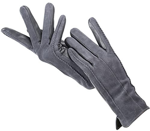 Winter Damen Lederhandschuhe Wildleder 50% Leder 50% Damen Handschuhe