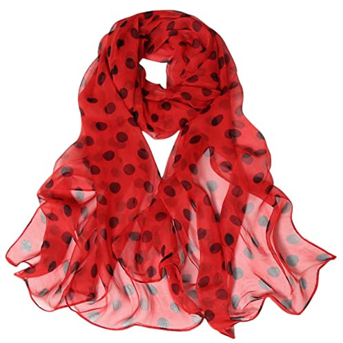 FAIRYGATE Musselin Tuch Damen Schal Stola Halstuch Sommerschals Farbverlauf Stola Für Abendkleid Festlich Hochzeit Braut Seidenschal Schal Ganzjährig A4819