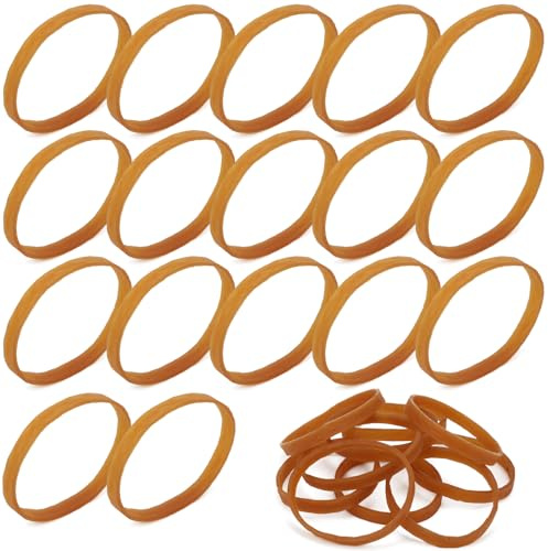 PEUTIER 30 Piezas de Retenedor de Freno de Esquí, 7x0,6cm Bandas de Goma de Freno de Esquí Retenedores de Snowboard para Deportes de Invierno al Aire Libre Accesorios de Snowboard