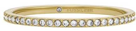Fossil Ewigkeitsringe für Frauen aus Edelstahl