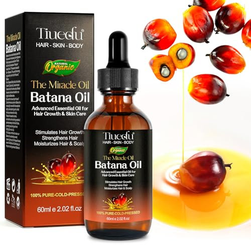 Olio di Batana per la crescita dei capelli, Olio di Batana biologico 100% naturale e puro, olio per la crescita dei capelli, cura del cuoio capelluto, prevenzione della caduta dei capelli, (60ml)