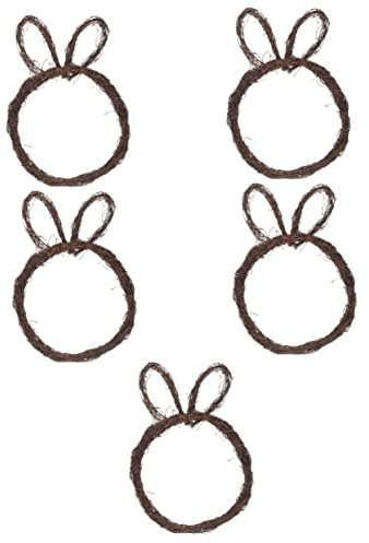 IMIKEYA 5stücke Adorable Rattan Wreath Dekoration Woven Hanging Ornament Für Festliche Anlässe Innen Und Außendekoration Für Und Frühlingsfeiern