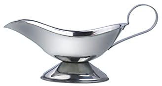 CAFIEDR Saucer Stainless Steel Gravy Boat Steak Sauce Boat Kitchen Seasoning Cup Western-style Jam Jar Large, Medium And Small Styles Can Be Used Hot and Cold Dish,(A)