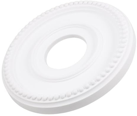 Ciieeo Cubierta De Luz Del Ventilador De Techo Placa De Cubierta Redonda De Pu Para Lámparas Colgantes y Ventiladores De Techo