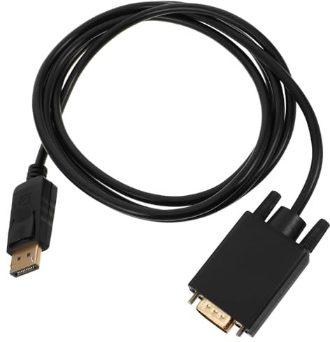 HOMSFOU 1.8m Adaptador Displayport Cable De Vídeo para Pc y Portátil y Proyectores Instalación y Portátil Resolución