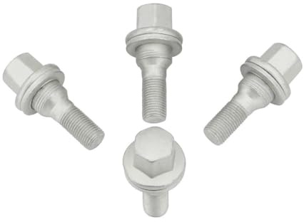 BASPHHH écrou Jante Compatible avec Peugeot pour 3008 2009-2016 Écrous de Roue de Voiture Boulons Vis de Pneu 540567 940684 9644576680