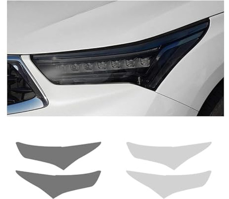 Pellicola protettiva per fari auto Per Acura RDX 2019-2025 2 Pellicola protettiva per fari auto, adesivo in TPU trasparente nero per fari auto