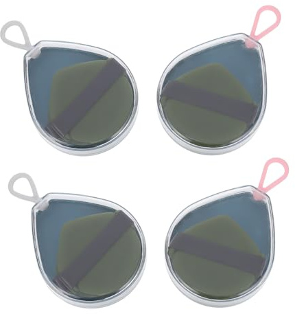 CALLARON 4piezas Accesorio De Borlas Para Polvos Para Base Corrector Rubor Duraderas