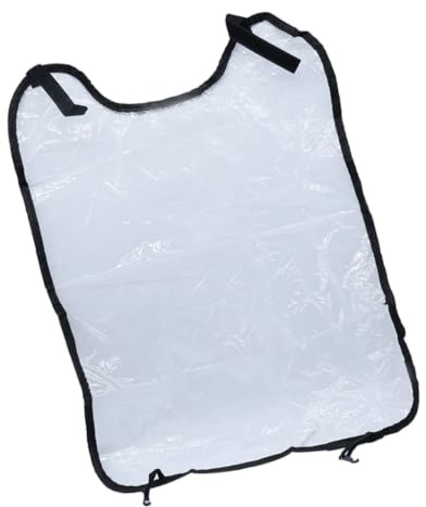 MAGICLULU Transparente und Wasserfestem Sitzbezug Autositz Rückenlehnenpolster aus Pvc mit Trittsicherem Schutz im Auto Installieren