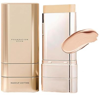 2-in-1 Foundation Stick & Concealer mit Pinsel, Mehrzweck Foundation Stick - Feuchtigkeitsspendend, Langanhaltend, Leicht - Volles Deckung, Natürlich Matt - Für alle Hauttypen (2#, 1)