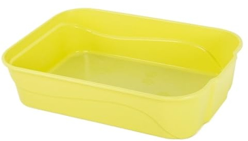 Maison de Toilette Prévenir Les Fuites De Sable, Bac À Litière Ouvert, pour Chat, pour pour Lapin Minou Chatons, Lapins(Grün)