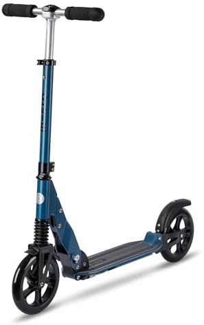 Micro® Suspension | Patinete Amortiguación Delantera y Trasera | Ruedas 200mm PU Deslizamiento Suave sin esfuezo | Scooter Plegable y Duradero | Diseño Elegante | Jóvenes y Adultos