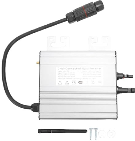 SPYMINNPOO Solar Grid Tie Wechselrichter MPPT Smart PV -System, WLAN -Überwachung, IP65 -Metall -Photovoltaik -Gitteranschlusspartner Wechselrichter