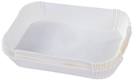 Toyvian 50pièces Papier Sulfurisé Pour Friteuse à Air Antiadhésif Résistant à Huile Jetable Pour Cuisson Au Four Et Autres Utilisations