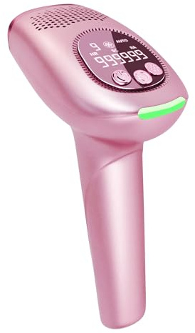 NIKYJM Depiladoras de luz pulsada, depilación láser IPL con función de enfriamiento, 9 velocidades y 3 funciones HR/SC/RA, Dispositivo de depilación para hombres, mujeres, cuerpo, axilas