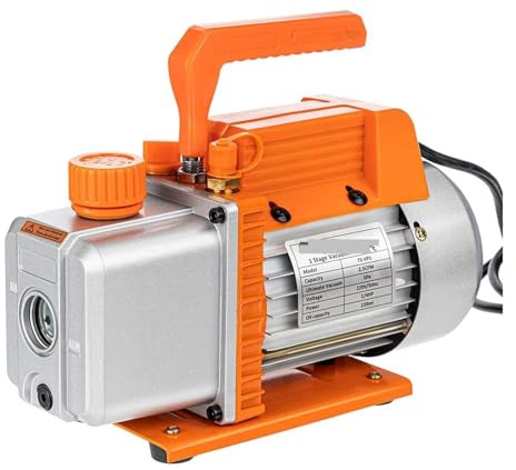 TS-VP1 1/4 Bomba de vacío Aire acondicionado Refrigerante Herramienta de aire con motor de accionamiento directo Base Válvula de drenaje de aceite Bomba de vacío