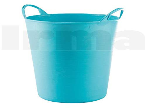 BSD Flexibler Gummieimer 26L - Blau - Flexibler Mörtelmischkübel, Bauwanne
